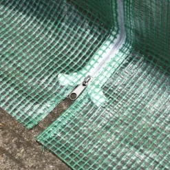 Rootz Greenhouse - Walk-in Växthus - Folieväxthus - Tomatväxthus - Folietunnel - Grön - 395 X 195 X 190 Cm