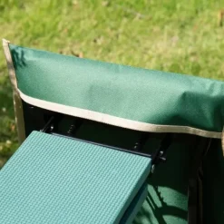 Rootz Kneeler - Vikbar trädgårdspall - 2 i 1 knästöd med verktygsväska - EVA - Skum - Grön - 58 x 28 x 49 cm