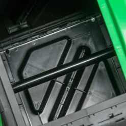 Rootz 65L Compost -behållare - roterbar komposter - termisk kompostfack - näringsrik kompost - 60x49x77cm - grön+svart