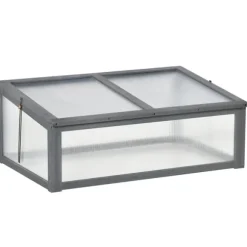 Rootz Mini -Greenhouse - Small Garden Greenhouse - Plant Shelter - Good Light Permeability - 100L X 65B X 40H CM