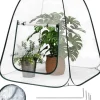 Rootz Pop -Up Greenhouse - Winter Protection Tent - Mini Transparent Hibernation - Easy Setup - Stöder växttillväxt - 70x70x80 cm