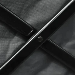 Rootz Transportvagn - Trädgårdsvagn - Strandvagn - Teleskophandtag - Justerbart handtag - Metall - Oxford - Mörkgrå - 108 x 53 x 59-89 cm