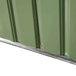 Rootz Trädgårdsbod - Verktygsskjul - Korrugerat stål - Ljusgrön - 2,77 x 1,95 x 1,92 cm