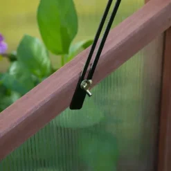 Rootz Upphöjd säng - Odlingsbord - Örtbädd - Växtlåda för trädgården - Balkong och uteplats - Granträ - PC Board - Brun - 90 x 50 x 93 cm