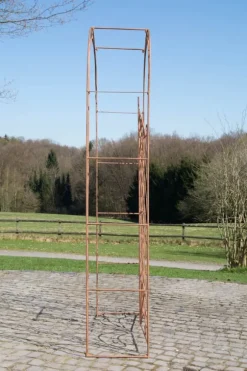 Rose Arch with Fence - Climbing Plant Support - järnhållbarhet, trädgårdsdekorationsport