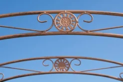 Rose Arch with Fence - Climbing Plant Support - järnhållbarhet, trädgårdsdekorationsport