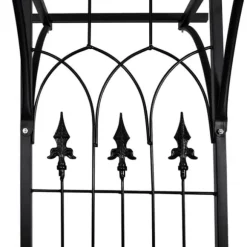 Rosenbåge för klätterväxter - Trädgårdsbåge i järn | Storlek: 200x52x204 cm