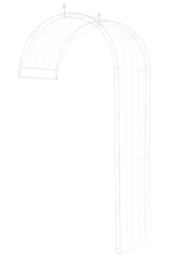 Rosenbåge Pietro 130x80x270 40 x 130 x 260 cm 2