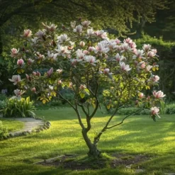 Rosenmagnolia - Set om 3 - Magnolia - Höjd 25-40cm - ⌀9cm