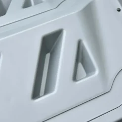 Roterande trumkompost 160 L, 2 kammare – snabbkompost för trädgårdsavfall, grå