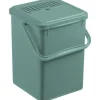 Rotho Bio 9L komposthink med kolfilter - Mörkgrön