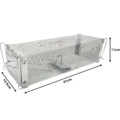 Råttfälla XXL - Stor metallbur för skadedjur