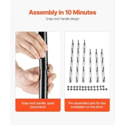 Rullande Gräsmatta Aerator 18, Tungt Manuell, Svart, Hög hållbarhet, Optimal Gräshälsa