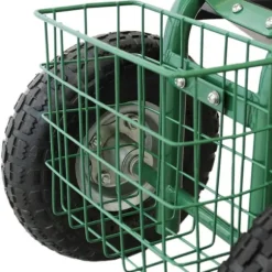 Rullande Trädgårdsvagn Stol Tung Belastningskapacitet, Svängbar - Perfekt för Trädgårdsarbete, Landskapsarbete, ogräsrensning och Arbete Utomhus