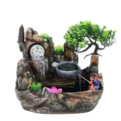 Rumsfontän, Vattenfunktion, Modern Design,Brun