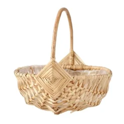 Rustik handgjord vattentät rotting blomkorg