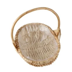 Rustik handgjord vattentät rotting blomkorg