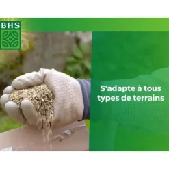 Rustikt gräs - BHS - 3 kg låda - Resistent mot tuffa väderförhållanden - Sol - Röd