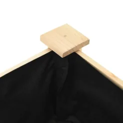 Rustikt växtställ i massivt trä - Höjd växthylla för inomhus och utomhus | Storlek: 60x60x76 cm | Färg: Furu