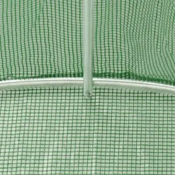 Rymligt växthus 13,5 m² - skydda dina växter | Storlek: 450x300x200 cm | Färg: Grön