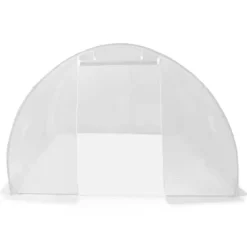 Rymligt växthus 13,5 m² - Skydda dina plantor | Färg: Grön | Storlek: 450x300x200 cm