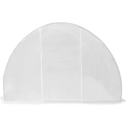 Rymligt växthus 13,5 m² - Skydda dina plantor | Färg: Grön | Storlek: 450x300x200 cm