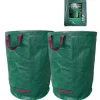 Sacs de jardin INN® 300L 2PCS professionella trädgårdsavfallssäckar vattentäta lövsäckar robusta för gräsmatta och löv
