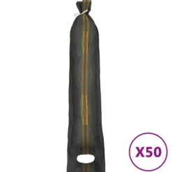 Sandpåsar - VIDAXL - 50 st - Mörkgrön - 103x25 cm - UV-beständig PEHD