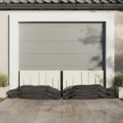 Sandsäckar 100 st mörkgrön 103x25 cm HDPE