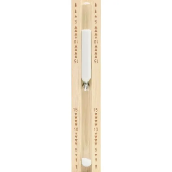 Sandur för bastu - Massivt Furuträ | Timer: 15 minuter | Färg: Natur | Värmebeständigt