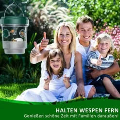 Sats med 2 soliga getingfällor, myggfälla, flugfälla, levande solfälla mot getingar, bin, vägglöss 106