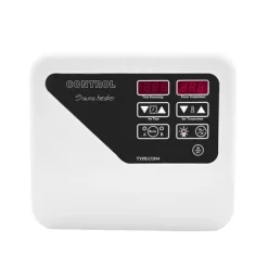 Sauna Digital Controller, Temperaturintervall 40-105°C, 3-9KW Utgångseffekt,VIT
