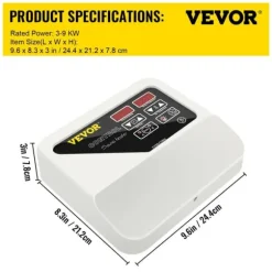 Sauna Digital Kontroll, Tid & Temperaturinställningar, Väggmonterad,Extern Kontrollant