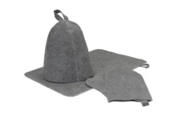 Sauna Set Flammifera Met/Hat/Gloves