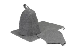 Sauna Set Flammifera Met/Hat/Gloves