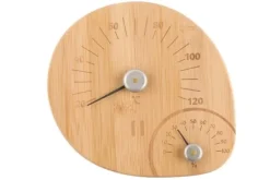 Sauna thermometer with humidity meter Rento, beige