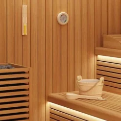 Saunaaccessoarer - vidaXL - Brun - Massivt furu och hampa - 4L spann - Slev