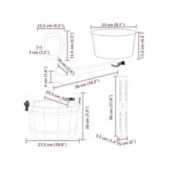 Saunaaccessoarer - vidaXL - Brun - Massivt furu och hampa - 4L spann - Slev