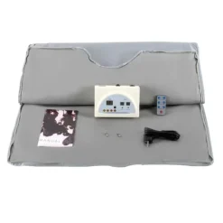 Saunafilt, Bärbar & Fällbar, 180 x 80 cm, 650W Effekt, Tidsintervall 15-60 minuter, Temperaturintervall 35-80?, Fjärrkontroll