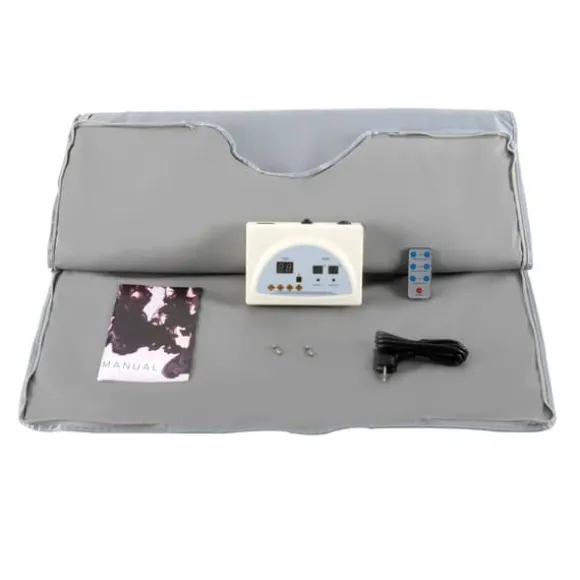 Saunafilt, Bärbar & Fällbar, 180 x 80 cm, 650W Effekt, Tidsintervall 15-60 minuter, Temperaturintervall 35-80?, Fjärrkontroll