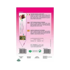 SEMEN AV PAPAVERO RHOEAS MED DUBBLA BLOMMOR trädgård frön blommor