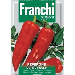 SEMI PEPERONE CORNO ROSSO DOPPIA BUSTA FRANCHI SEMENTI
