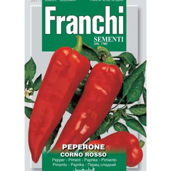 SEMI PEPERONE CORNO ROSSO DOPPIA BUSTA FRANCHI SEMENTI