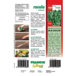 SEMI RUCOLA COLTIVATA FOGLIA LARGA BUSTA MAGNUM FRANCHI