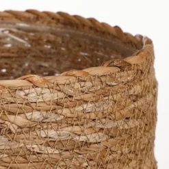 Set av växtkorgar Atlantic - MICA DECORATIONS - Sjögräs - H16 x Ø16 cm