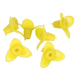 30Set Ersättningsdelar för Fågelmatare Blomma Plast Fågelmatare Ersättningsdelar Tillbehör för GardenYellow