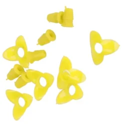 30Set Ersättningsdelar för Fågelmatare Blomma Plast Fågelmatare Ersättningsdelar Tillbehör för GardenYellow