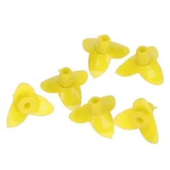 30Set Ersättningsdelar för Fågelmatare Blomma Plast Fågelmatare Ersättningsdelar Tillbehör för GardenYellow