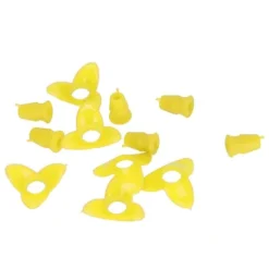 30Set Ersättningsdelar för Fågelmatare Blomma Plast Fågelmatare Ersättningsdelar Tillbehör för GardenYellow