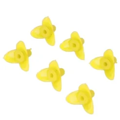 30Set Ersättningsdelar för Fågelmatare Blomma Plast Fågelmatare Ersättningsdelar Tillbehör för GardenYellow